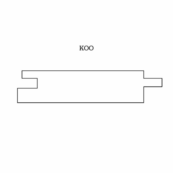 KOO-sisustuspaneelin profiili on suunniteltu luomaan selkeä ja klassinen ilme. Paneelin sileä pinta ja puun luonnollinen rakenne tekevät siitä kestävän ja ajattoman valinnan eri tiloihin. Kari Lappalaisen suunnittelema profiili korostaa puun kauneutta ja tarjoaa modernin ja tasapainoisen ratkaisun.